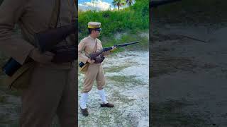 Shooting a Type 30 Arisaka with RussoJapanese War Equipment [upl. by Adelaide]