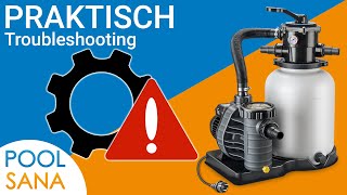 Praktisch POOLSANA Troubleshooting Sandfilteranlage [upl. by Atiugram667]