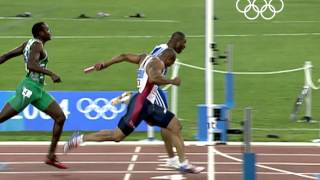 Team GB Win 4x100m Mens Relay Gold  Athens 2004 Olympics [upl. by Troc]