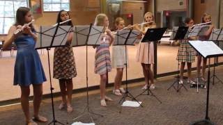 Danse Des Mirlitons from the Nutcracker Suite  Flute Choir [upl. by Nywled]