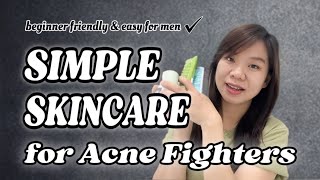 SIMPLE SKINCARE UNTUK KULIT BERJERAWAT  MUDAH amp MURAH UNTUK PEMULA DAN PRIA [upl. by Merc725]