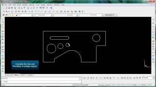 CMS IntelliCAD multiple area and perimeter calculation [upl. by Nortyad]