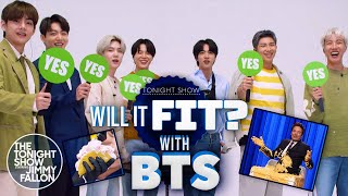 Will It Fit with BTS  The Tonight Show Starring Jimmy Fallon [upl. by Abil605]