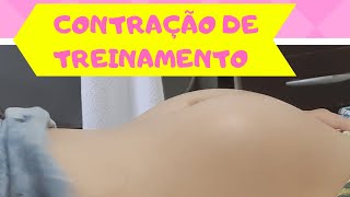 Contração de treinamento  gravidez passo a passo [upl. by Meredeth]