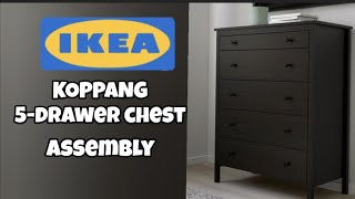 IKEA KOPPANG DRESSER ASSEMBLY [upl. by Aidnyl]