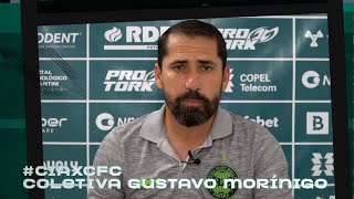 Cianorte 0 x 1 Coritiba  Coletiva Gustavo Morinigo [upl. by Auos]