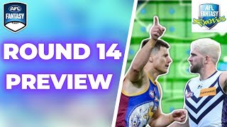 Round 14 Preview  AFL Fantasy 2024 [upl. by Notsgnik651]