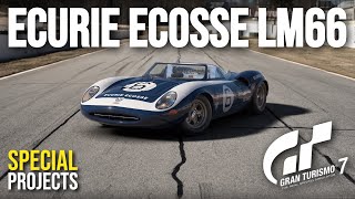 GT7  6 Ecurie Ecosse LM66 Build Tutorial  Special Projects [upl. by Niki]