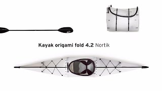 Kayak Origami nortik fold 42  Collection capsule 25 ans Nature et Découvertes [upl. by Yatzeck708]