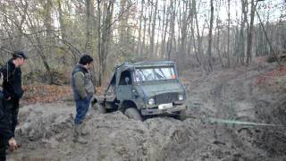 Unimog stuck in mud [upl. by Euqinommod]