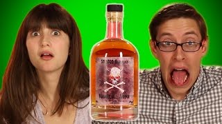 Weird International Liquor Taste Test [upl. by Shoifet677]