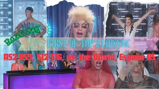 LIPSYNC RANKING Each First quotLip Sync for the LegacyWinquot All Stars 29 Season 1216 Drag Race UK [upl. by Adnawat]