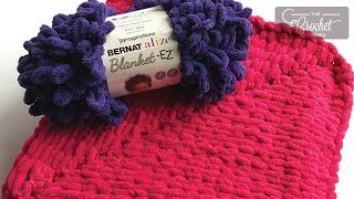 How To Crochet From The Middle Knit Beginners Blanket [upl. by Moselle]