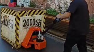 SemiElectric Pallet Truck – 2000 kg Load Capacity Ergonomic Design 34 Hours Runtime [upl. by Ziegler541]