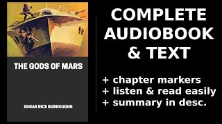 The Gods of Mars 🥇 By Edgar Rice Burroughs FULL Audiobook [upl. by Ynafets]