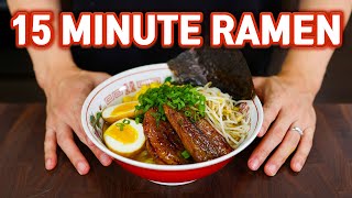 15 Minute Homemade RAMEN Easy Miso Ramen Recipe [upl. by Eciryt]