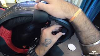 Unboxing amp Installation of VNETPHONE V6 Helmet Bluetooth Intercom [upl. by Gerbold]