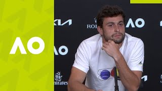 Aslan Karatsev quotI felt unbelievablequot press conference SF  Australian Open 2021 [upl. by Koerner]