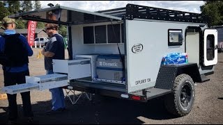 The most rugged offroad camper trailer I have ever seen  by Overland Explorer  Overland Expo 2017 [upl. by Coucher]