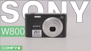 Sony DSC W800 Cybershot  доступная цифровая фотокамера  Видеодемонстрация от Comfy [upl. by Bainter]