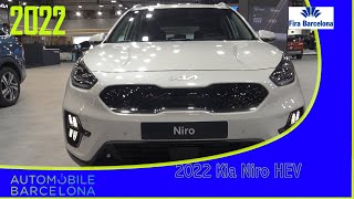 2022 Kia Niro HEV eMotion 16 Interior Exterior Walkaround Automobile Barcelona 2021 [upl. by Vasilek]