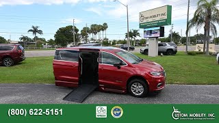 2024 Chrysler Pacifica with a Braunability Folding Side Entry Ramp [upl. by Donegan]