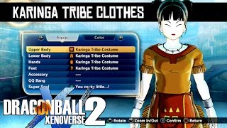 Dragon Ball Xenoverse 2  How to get the Karinga Tribe Clothes for Custom Character SECRET OUTFIT [upl. by Nodearb]