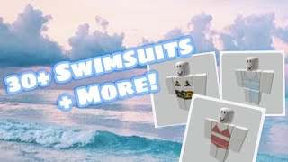 30 Accessories and Swimsuits Bloxburg Summer ID codes [upl. by Tserof674]