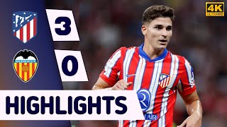 DOMINANT PERFORMANCE 😎 Atletico Madrid vs Valencia  LaLiga Highlightslaliga álvarez [upl. by Kerby]