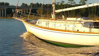 Fuji 32 sailboat after huricane Dorian [upl. by Sidon276]