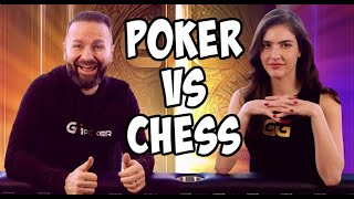 POKER vs CHESS  Heads Up with Alexandra Botez [upl. by Martita]