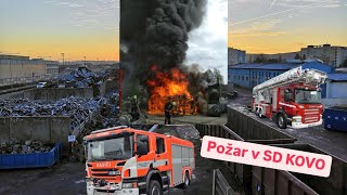 Vyjezd HASICU k pozaru SD KOVO Mladá Boleslav 20102024 [upl. by Nairde]