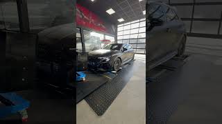 Stock Audi RS3 8Y on dyno for tests Sound check stock exhaust Project by F1Automotive [upl. by Aernda867]