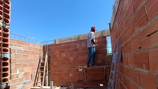 Quarto e sala Respaldo para laje JF construções oficial está ao vivo [upl. by Nojel]