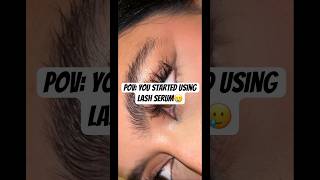 Lash serum wonders😱youtubeshorts trending explore like [upl. by Buyers]