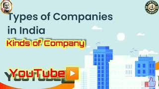 Types of Companies  Kinds of Companies  In Hindi Explanation B A LLB [upl. by Aldis]