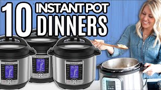 10 INSANELY Delicious  Yet INSANELY Easy Instant Pot Dinner Recipes [upl. by Rusell367]