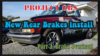 Replacing the Rear Brakes  OBS Project [upl. by Atcele571]