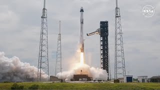 SpaceX launches Crew9 astronauts to space station  Broadcast [upl. by Laryssa149]