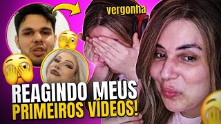 Reagi MEUS PRIMEIROS VÍDEOS do YOUTUBE 🫣 QUE VERGONHA [upl. by Manley]