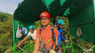 Zipline and Tarzan Swing Monteverde CR [upl. by Uund]