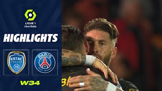 ESTAC TROYES  PARIS SAINTGERMAIN 1  3  Highlights  ESTAC  PSG  20222023 [upl. by Bab]