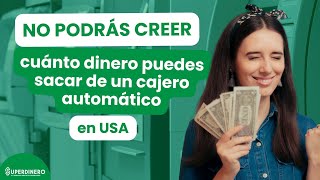 🤑🤔 Cuánto DINERO puedo sacar de un CAJERO AUTOMÁTICO en Estados Unidos 🤔🤑 NO PODRÁS CREERLO [upl. by Yznyl209]