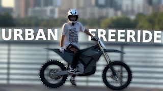 Urban Freeride on The World Most Powerful Dirt Bike  STARK VARG [upl. by Towland]