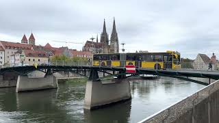 Regensburg Old Town GERMANY 4K 60fps Walking Tour [upl. by Neirda650]