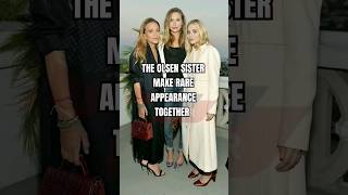 THE OLSEN SISTER MAKE RARE APPEARANCE TOGETHER [upl. by Concettina]