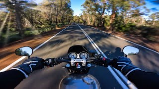 Morning Cruise  Triumph Speed Twin 1200  Pure Sound  4k  Motovlog  POV  Hero 10 [upl. by Herstein]