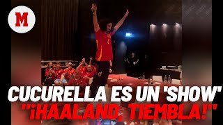 El show de Cucurella en la cena de campeones quot¡Haaland tiemblaquot MARCA [upl. by Nawrocki]