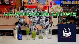 FUN AND EASY MATCHA COCKTAIL YOU CAN MAKE AT HOME Watch till the end for a free cocktail [upl. by Erinna]