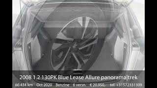 Peugeot 2008 12 130PK Blue Lease Allure panoramatrekhaakleercamnaveccacclmv17 [upl. by Anail]